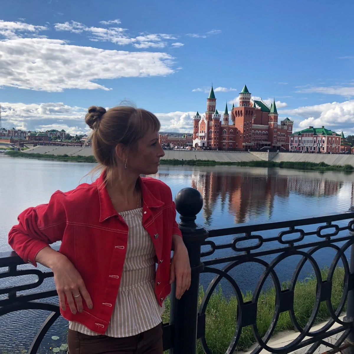 Набережная реки Кокшаги