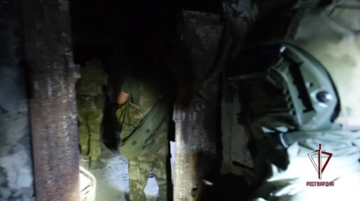 Спецназ Росгвардии обнаружил схрон со взрывчаткой в ДНР