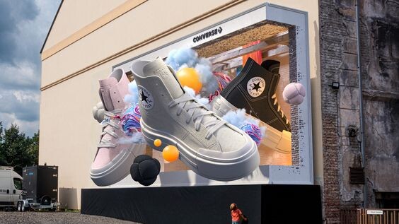 Крутая и реалистичная анимация от бренда Converse.