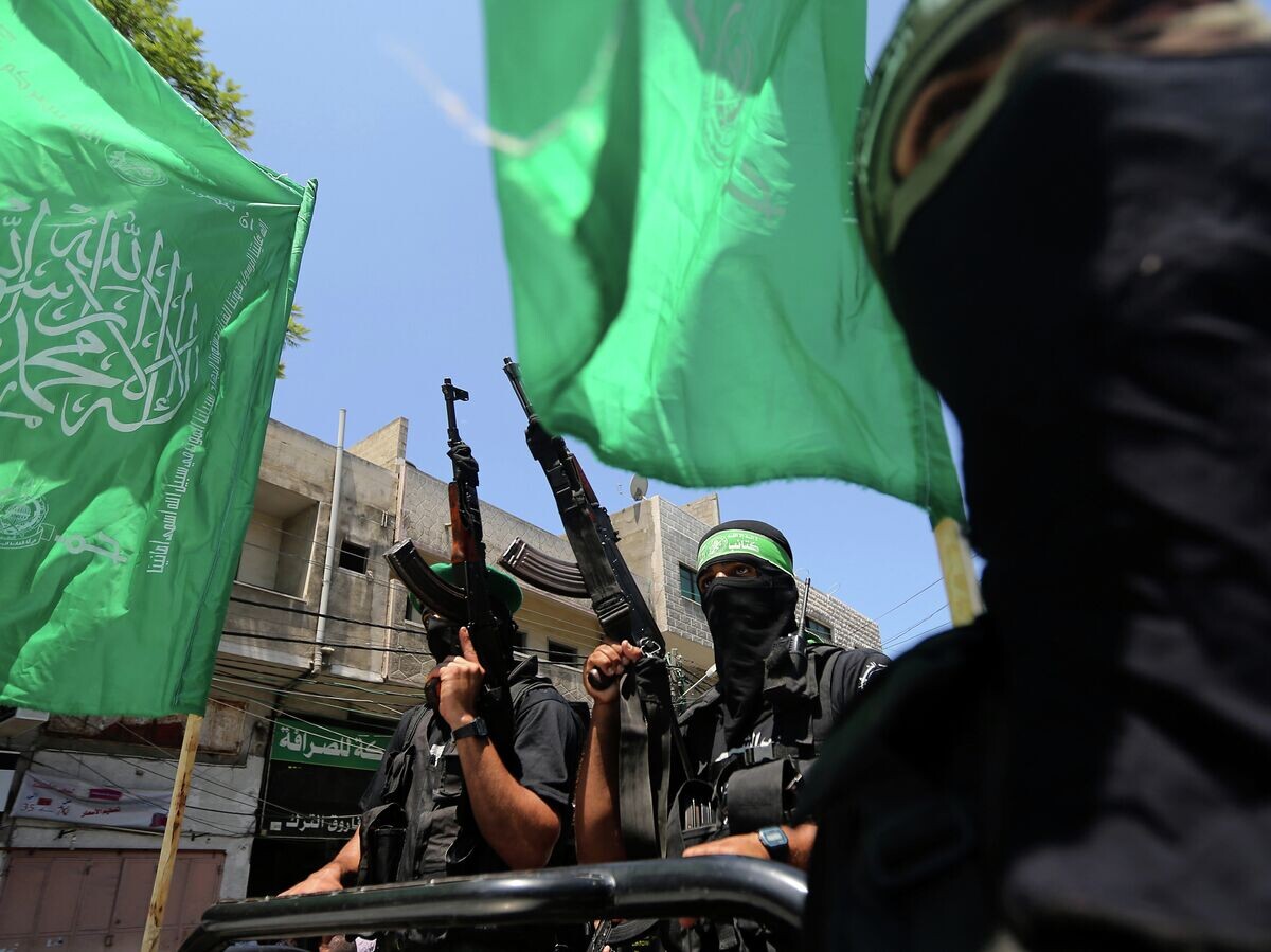    Члены движения "Хамас"© AP Photo / Hatem Moussa