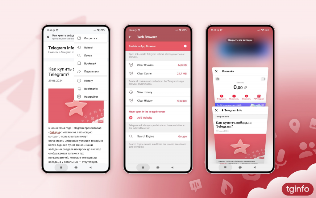 В Telegram появился каталог приложений и обновлённый браузер | iGuides ...