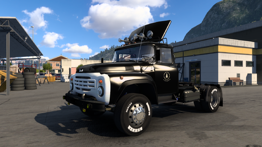 Мод ЗИЛ-130 в Euro Truck Simulator 2. Рейс Копенгаген - Мальме - Векше. Стрим №37.