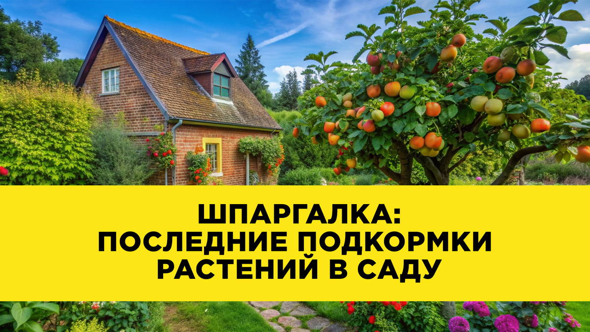 Памятка садоводам