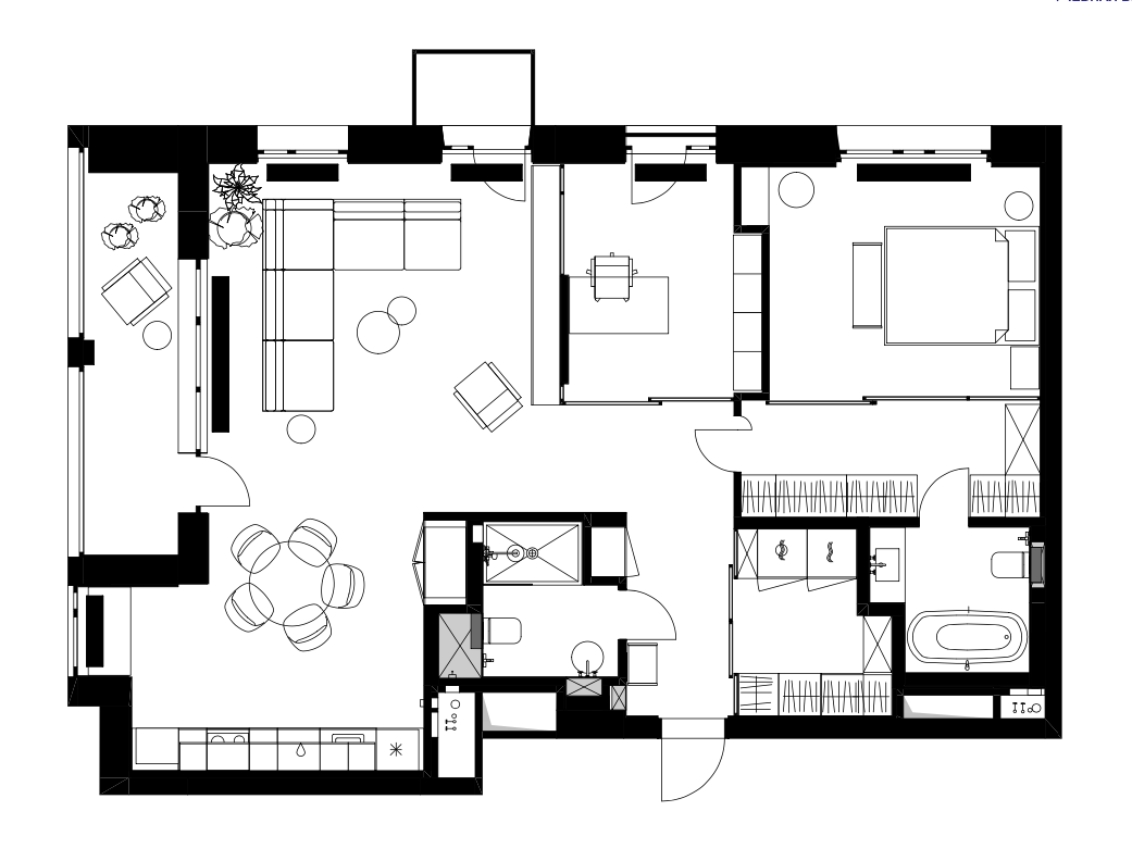Авторская перепланировка