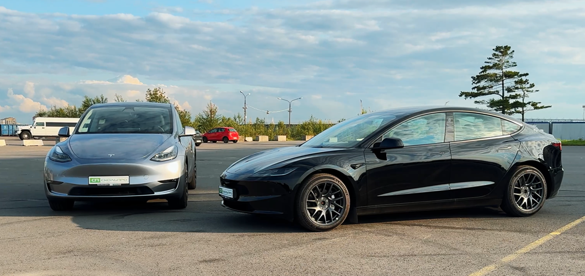 Tesla Model Y (2023 г.в.) и Tesla Model 3 рестайлинг (2023 г.в.)