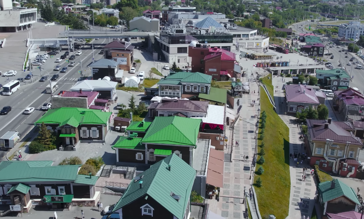 Квартал 130 в центре Иркутска