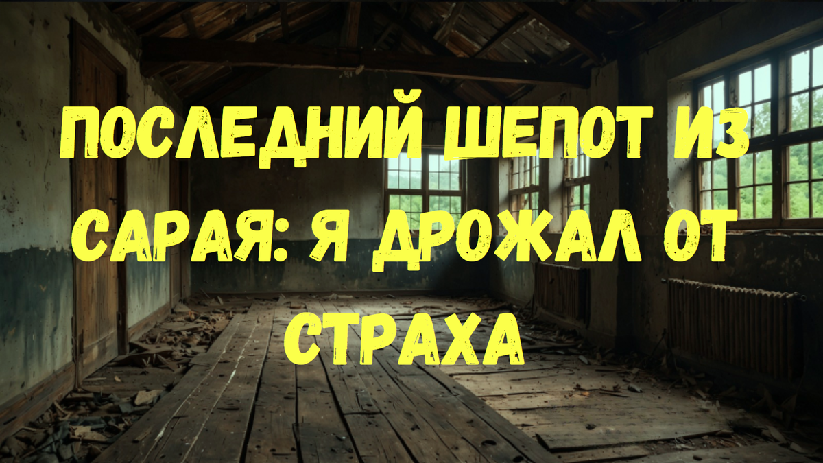 Дядя Толя, простой человек с богатым прошлым, сталкивается с загадочным существом в своём сарае. Может ли это быть всего лишь плодом воображения или же старая тайна вот-вот выйдет наружу?