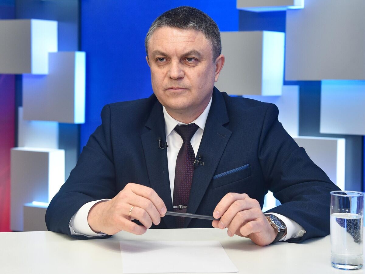    Временно исполняющий обязанности главы Луганской народной республики Леонид Пасечник© РИА Новости / Максим Захаров