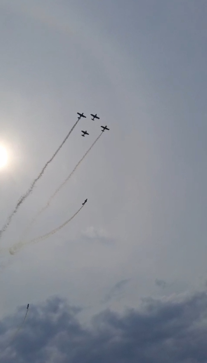 Женская пилотажная группа "Барсы"