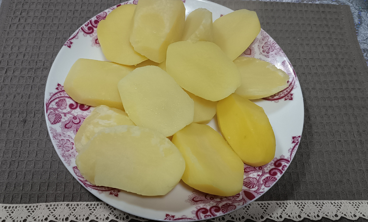 Полуварёный картофель
