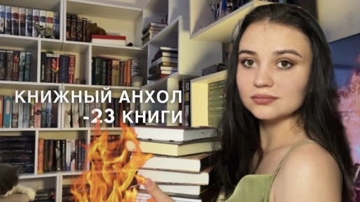 КНИЖНОЕ РАСХЛАМЛЕНИЕ| избавилась от 23 книг| книжный анхол