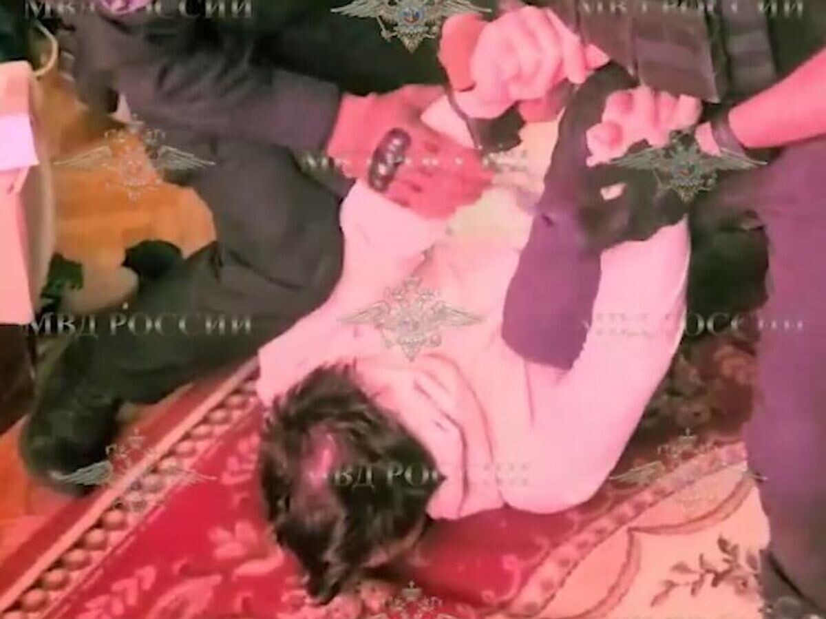    Задержание мужчины, напавшего с ножом на женщину в парке в центре Москвы© Ирина Волк/Telegram