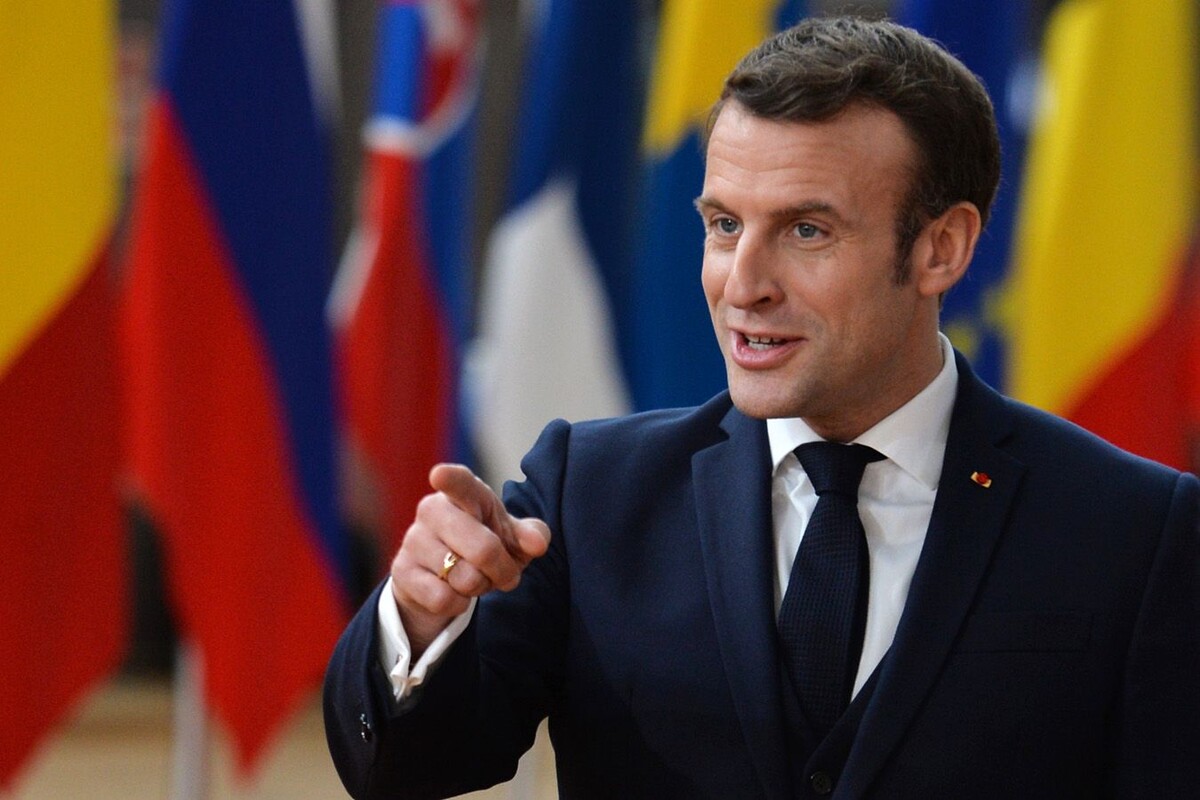 Действующий президент Франции Эммануэль Макрон
