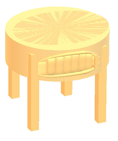 СТОЛ С ЯЩИКОМ КУПЕ ИЗ МАССИВА ДЕРЕВА