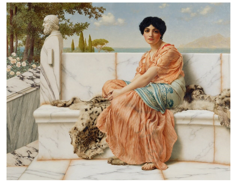 Джон Уильям Годвард "В дни Сапфо (Мечтательность)"