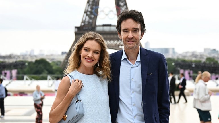    Наталья Водянова с мужем Антуаном Арно. Reuters