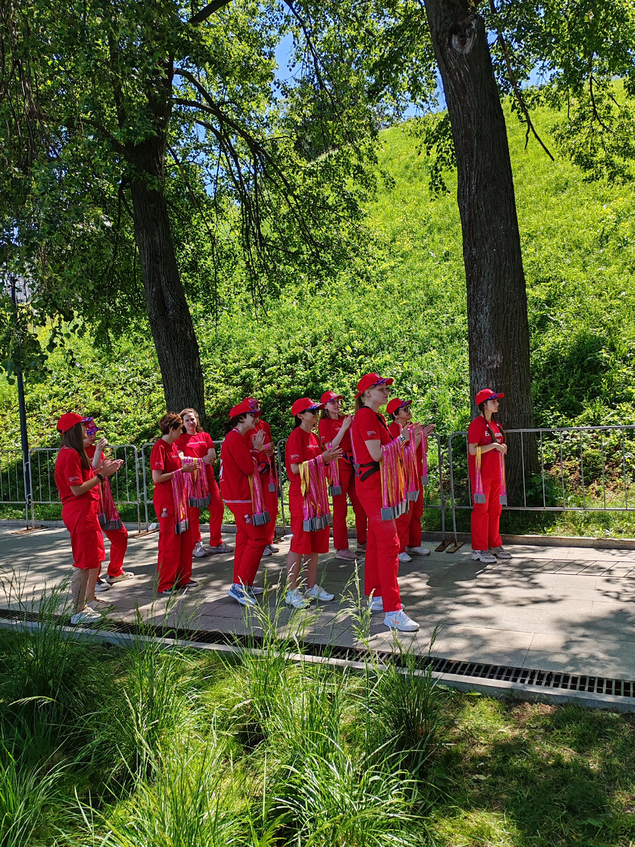 На финише готовятся вручить медали