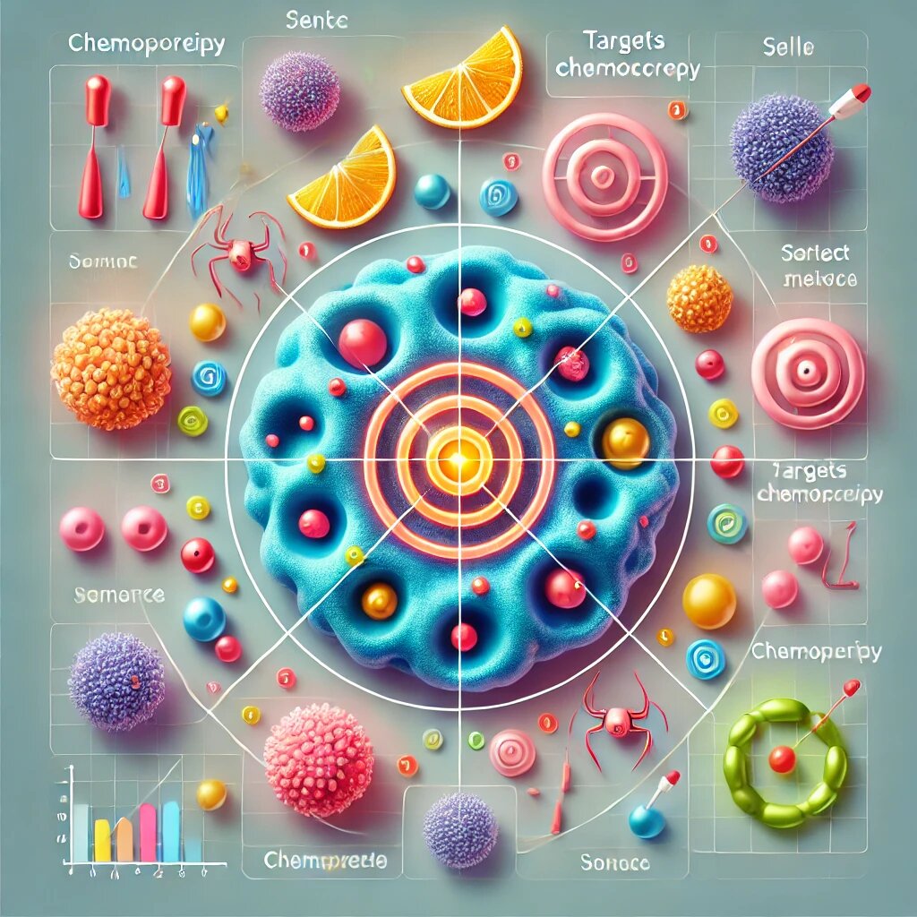 Современные химиотерапевтические средства часто направлены на определенные молекулярные цели в клетках, что позволяет минимизировать повреждение здоровых тканей.