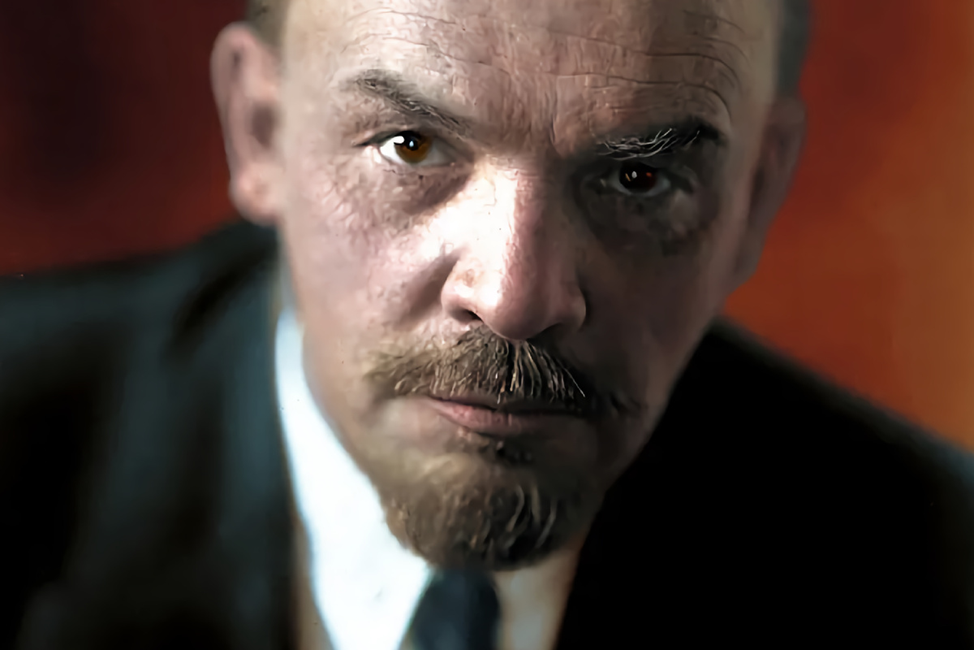 В. И Ленин. Колоризированное фото