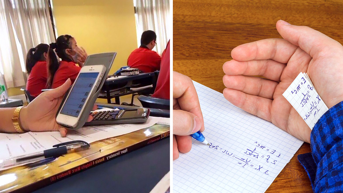 Шпаргалки на экзамене