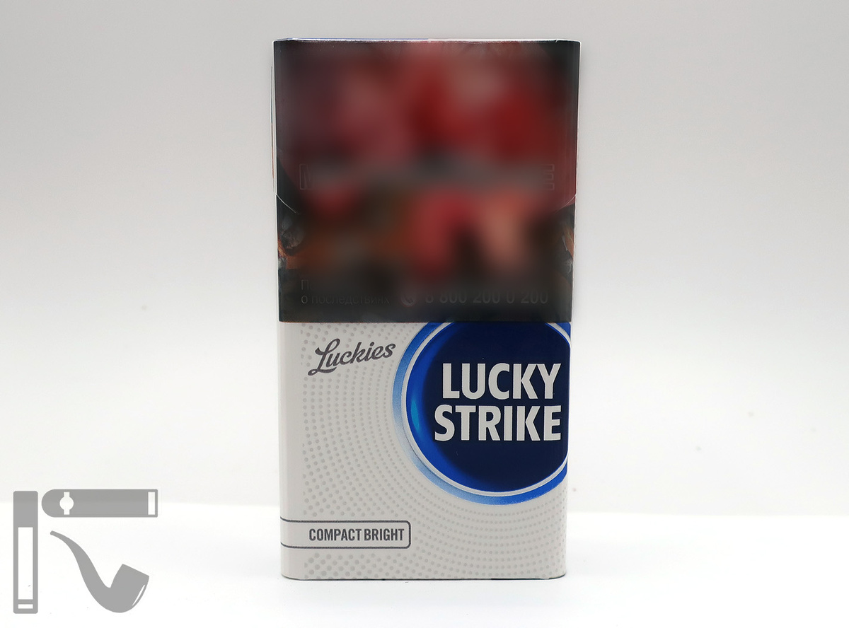 Сигареты Lucky Strike Compact Bright. Фото: © канал "Уголок Курильщика"