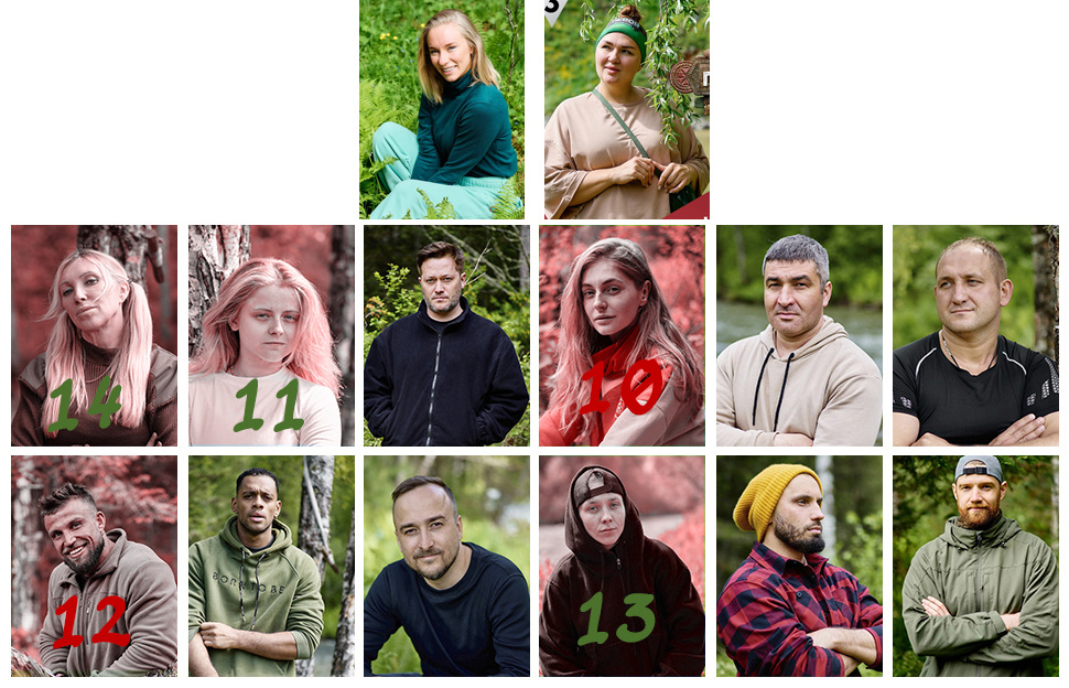 Оставшиеся участники: Евгения Искандарова, Надежда Ангарская, Иван Пышненко, Алан Царикаев, Александр Лось, Дмитрий Конышев, Николай Сердюков, Павел Ярыгин 