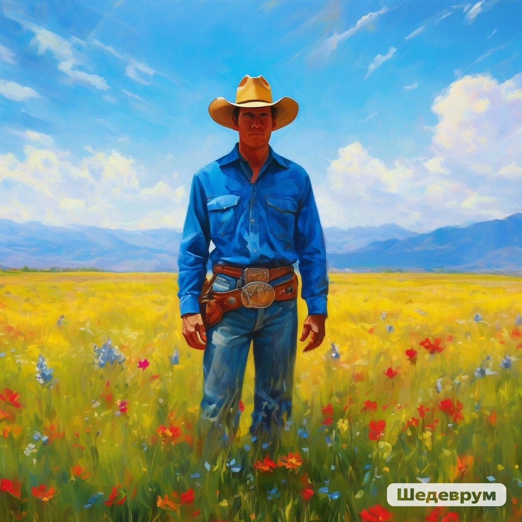 День ковбоя /как это видит Шедеврум/