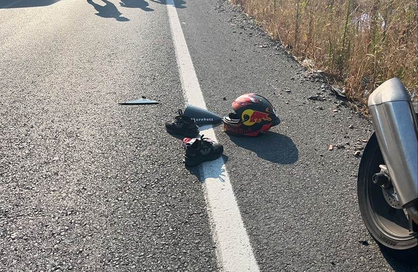 Это во время аварии было