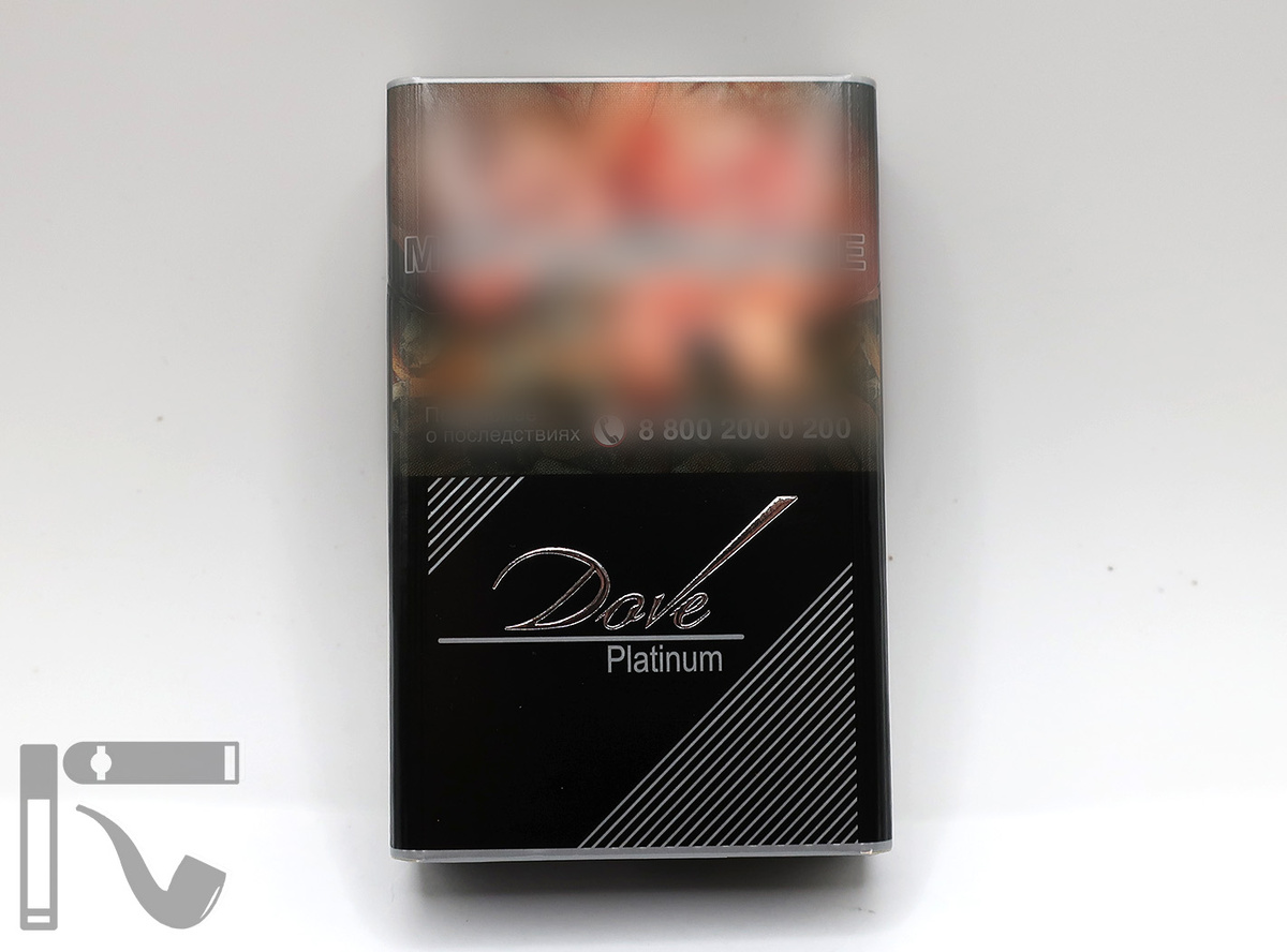 Сигареты Dove Platinum. Фото: © канал "Уголок Курильщика"