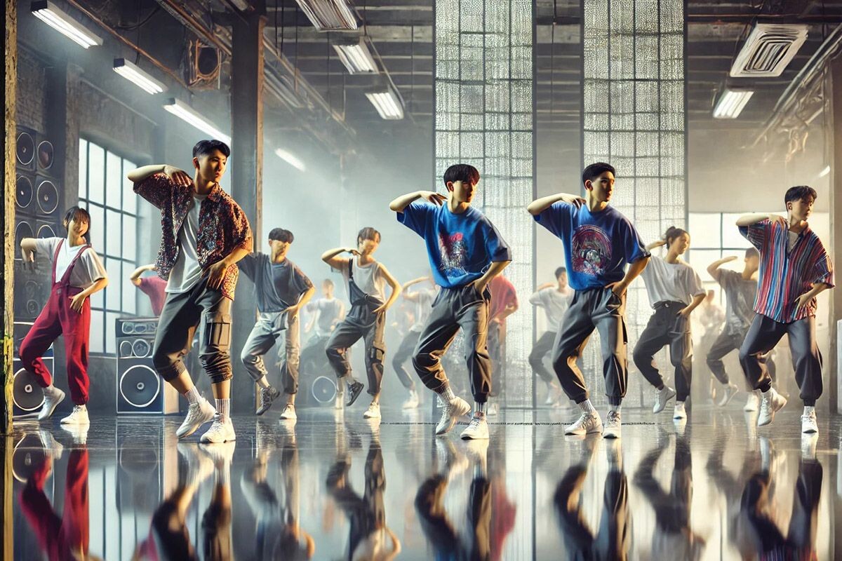 Расписание K-pop артистов плотное. Даже если они не готовятся к выступлениям, то это занятия хореографией, вокал, съемки контента, упражнения в спортзале. Источник: нейросеть📷
