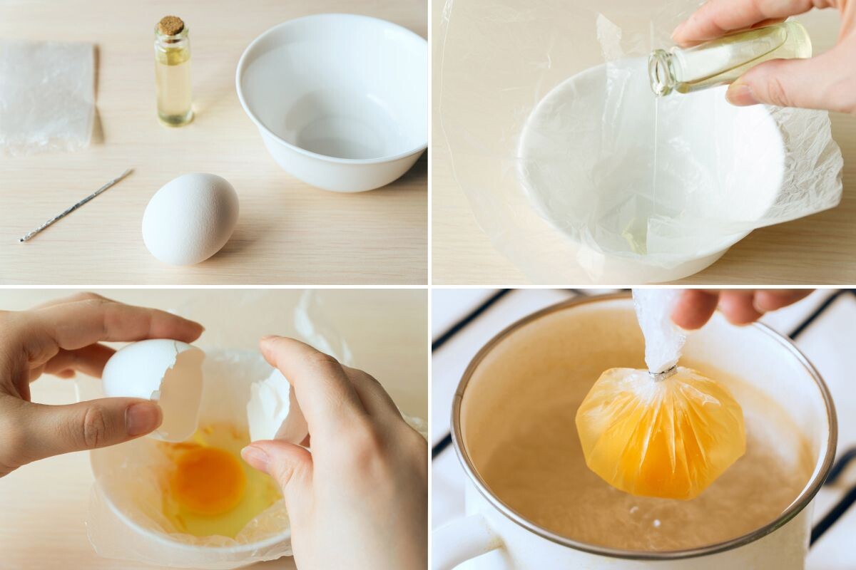 Пошаговая инструкция, как приготовить пашот в пакете. Источник: Shutterstock📷
