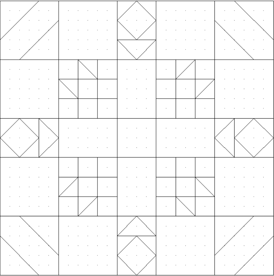 Сетка блока №2 проекта "Мерцающие снежинки"