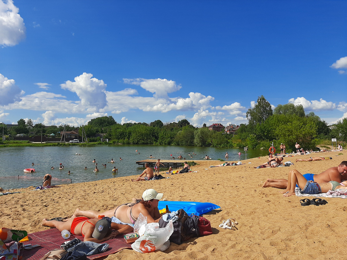 Будничное купание