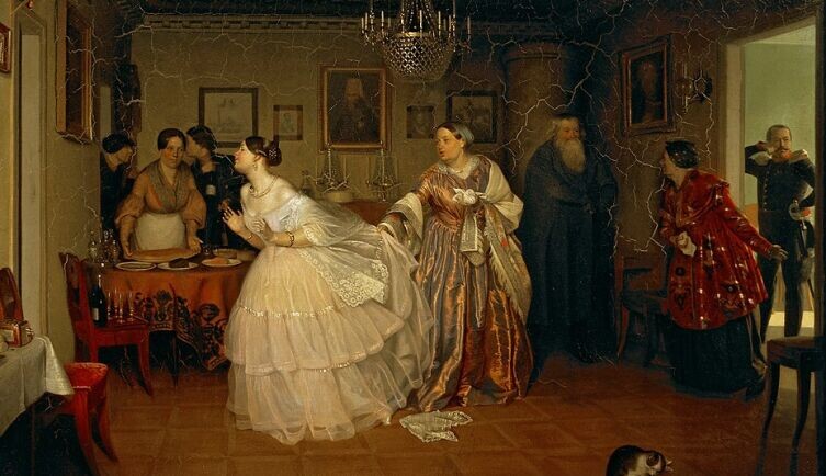    П. А. Федотов, «Сватовство майора», 1848 г. Фото: общественное достояние