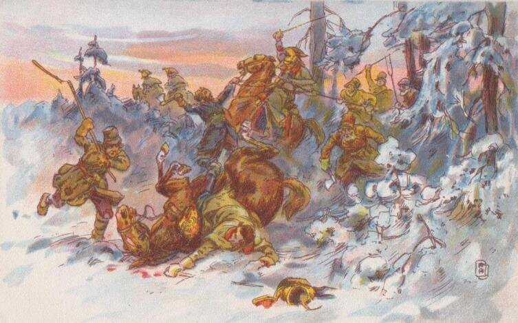    А. П. Апсит, «Партизаны» Фото: общественное достояние