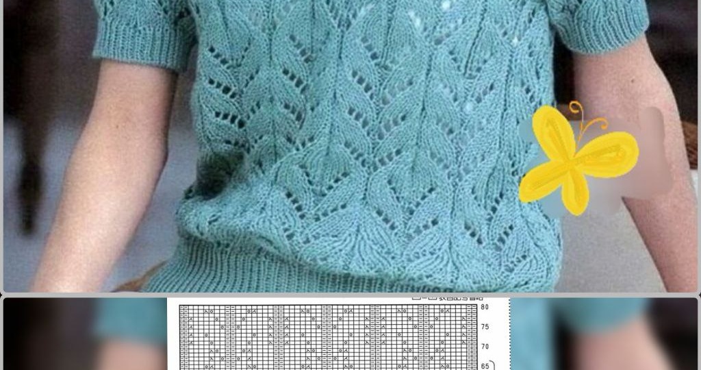Подборка для вязания лучших джемперов этой недели. Компактный формат: модель+схема в одном постере.🍋🧶