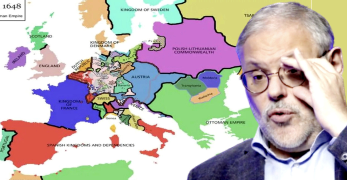 Карта Европы после 30-ти летней войны