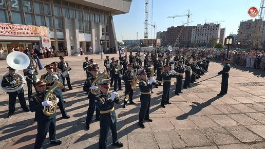 Плац-концерт 24-го военного оркестра объединённого стратегического командования Южного военного округа