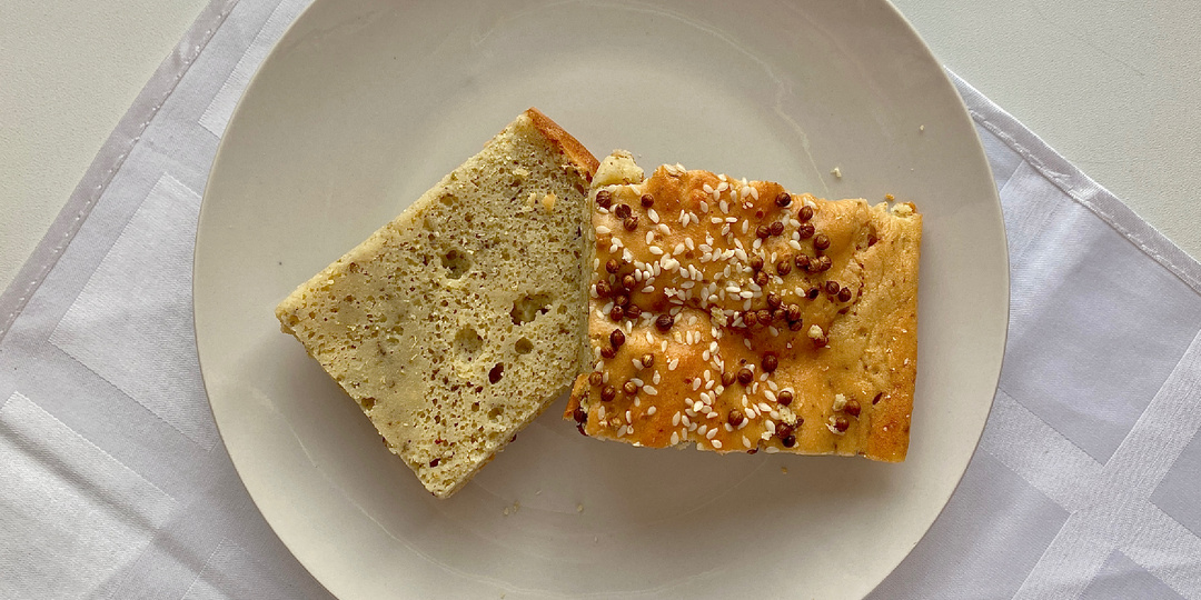 Быстрый летний хлеб из 3 простых ингредиентов. Много белка и клетчатки!