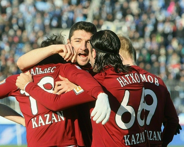    Сегодня «Рубин» сыграет с «Зенитом» в 17:30 на «Ак Барс Арене».   
Фото: Zamir Usmanov, Russian Look, globallookpress.com