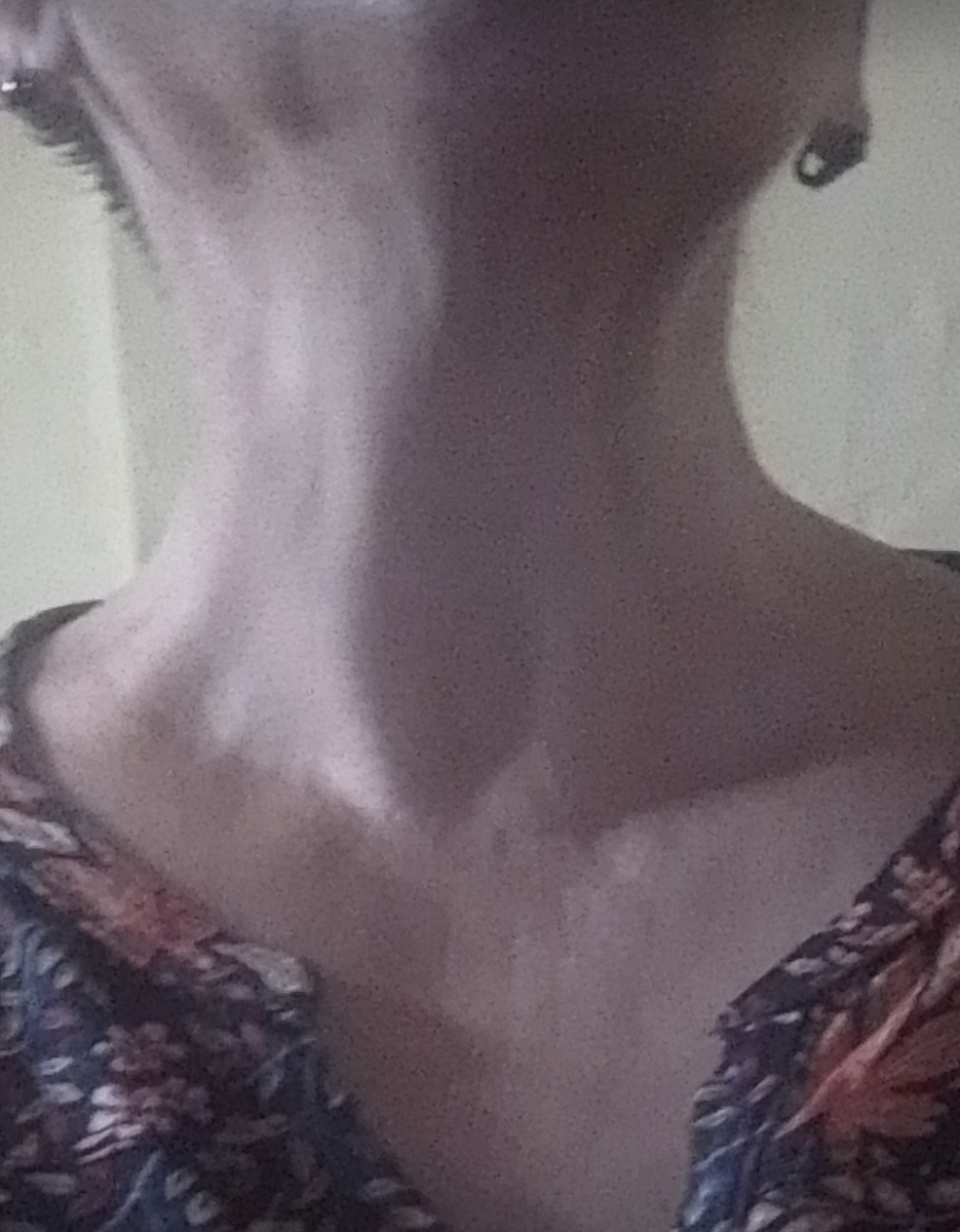 Результат всех моих стараний.- моя прекрасная шея