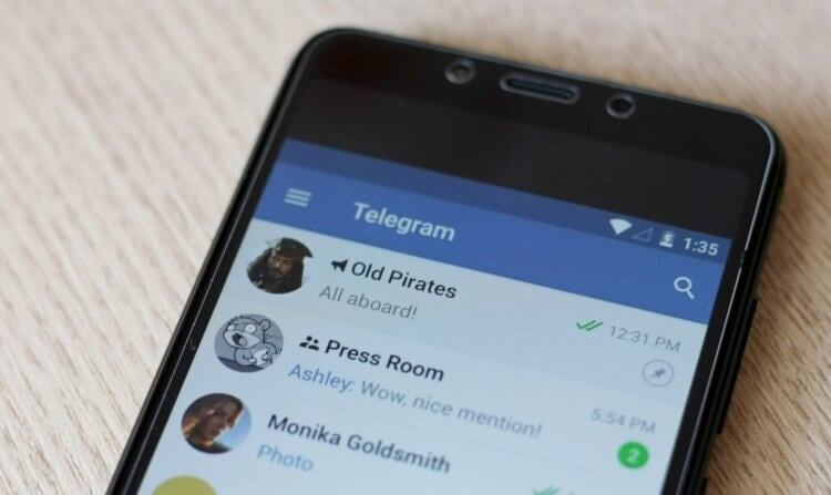    Фотографии из Telegram можно сохранять напрямую в галерею