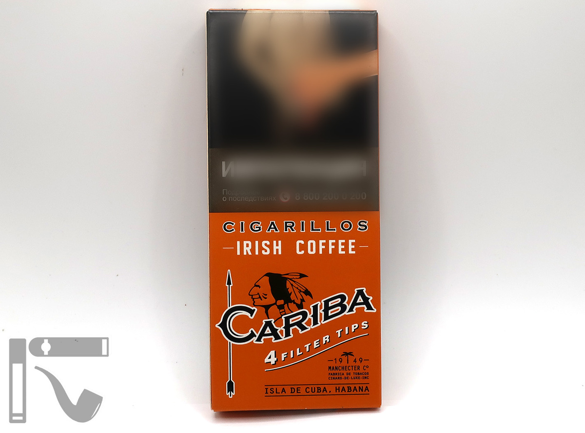 Сигариллы Cariba Irish Coffee. Фото: © канал "Уголок Курильщика"
