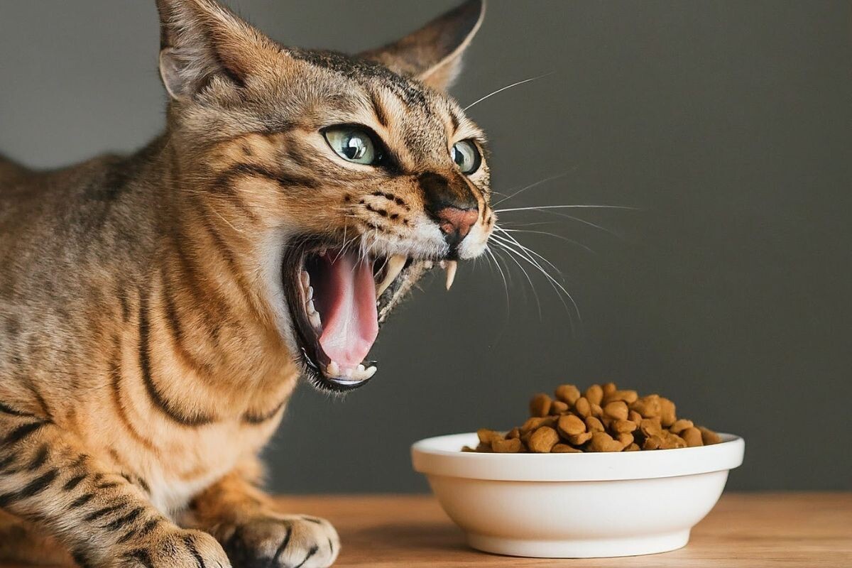 Пищевая агрессия у кошек 