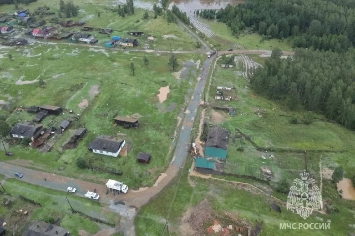    В Сосновском районе ввели режим ЧС из-за наводнения