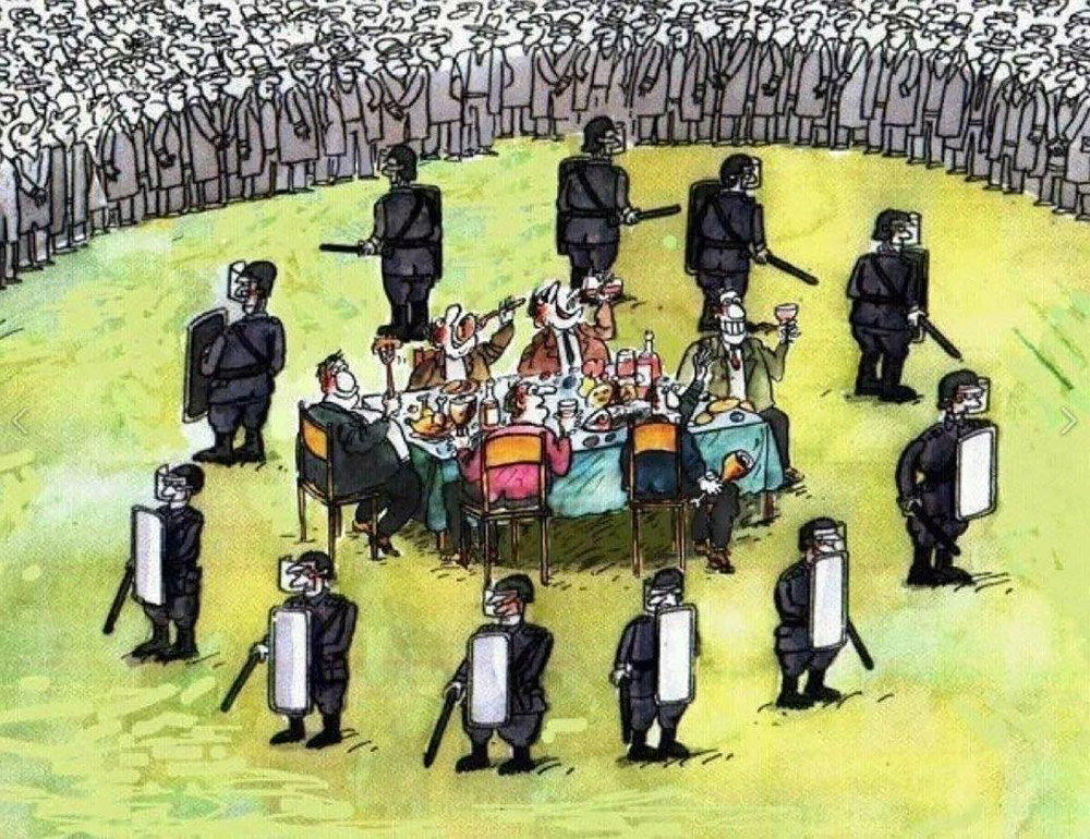 Противостояние народа. Политические иллюстрации. Бог против демона. Ельцинский путч 1993. Противостояние народа.