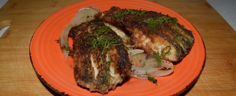 Лещ жаренный