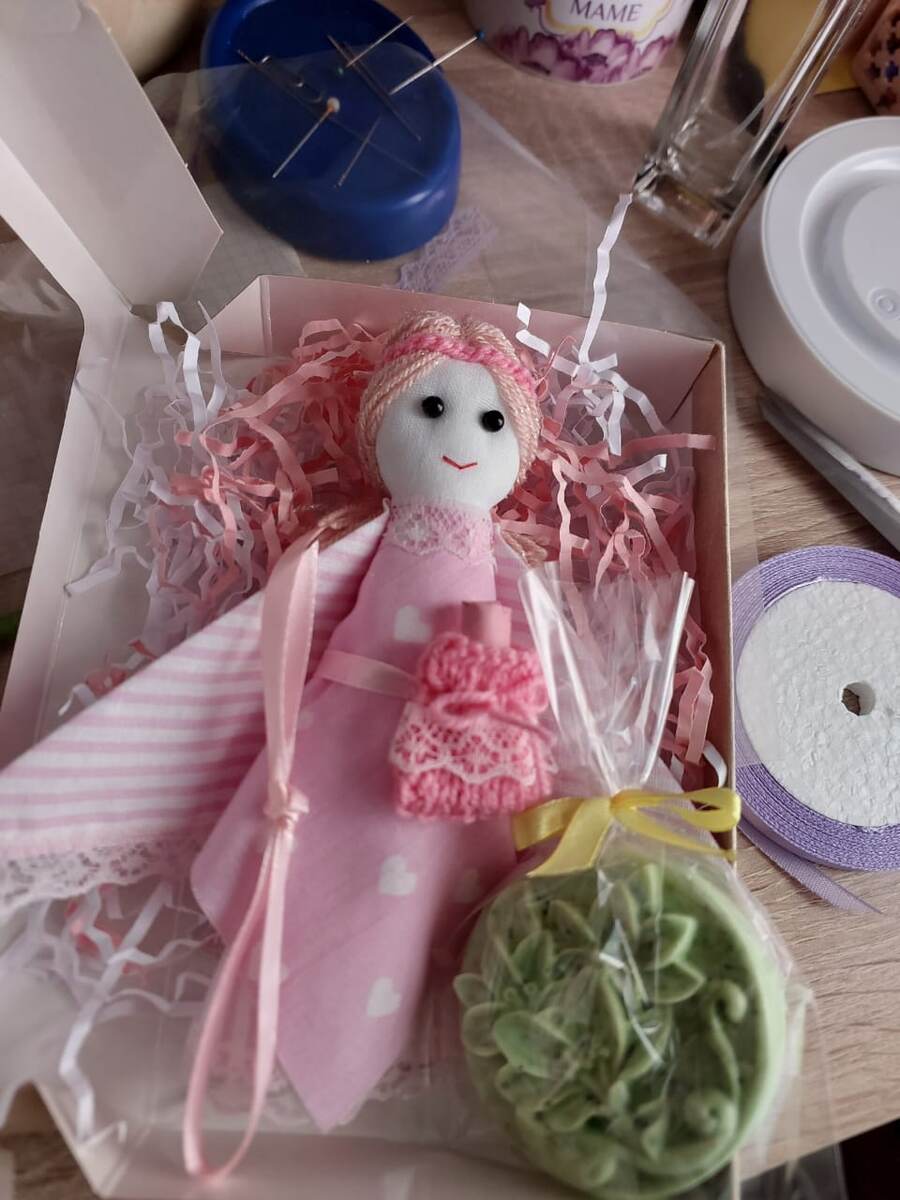 Ангелочек теперь всегда в комплекте с мыльцем