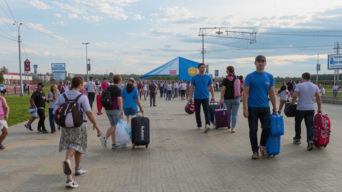 Большая часть прибывших уже получила работу.  Фото: Изображение сгенерировано нейросетью Kandinsky