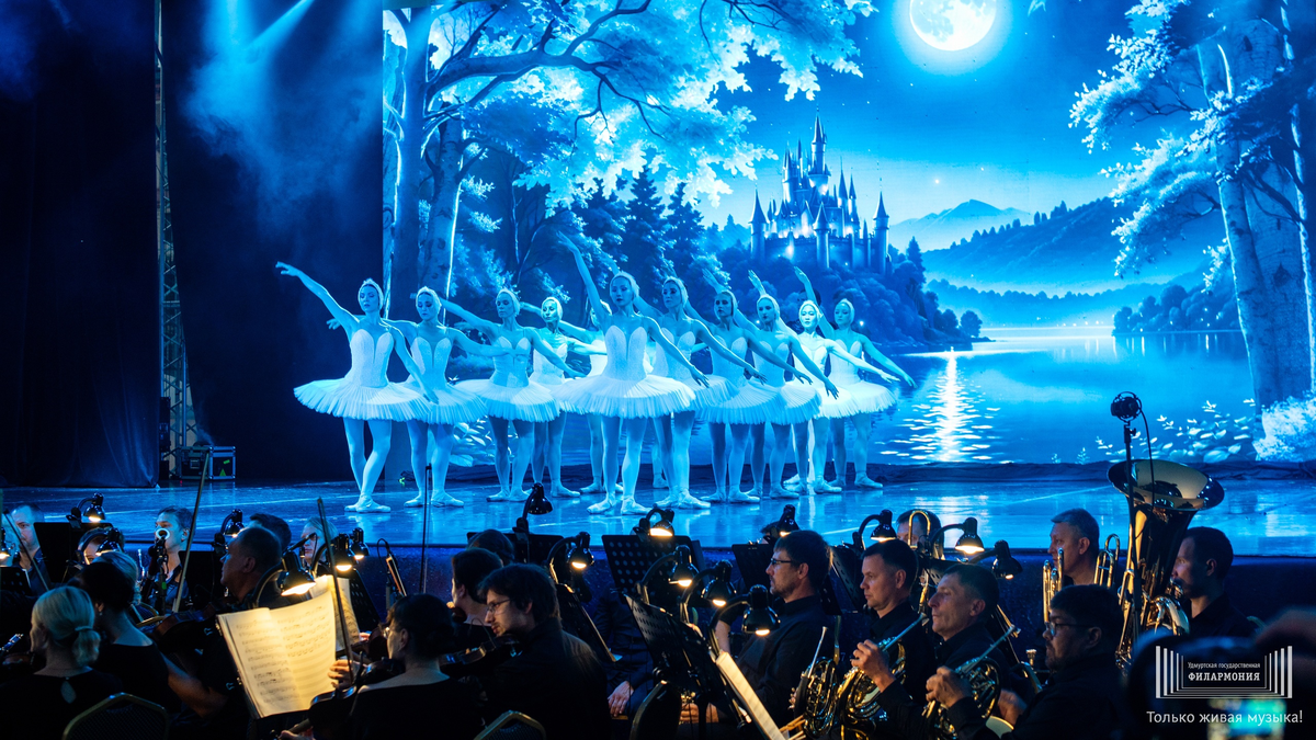 Балет «Лебединое озеро» на стадионе «Динамо», Ижевск, 4 июля 2024 года